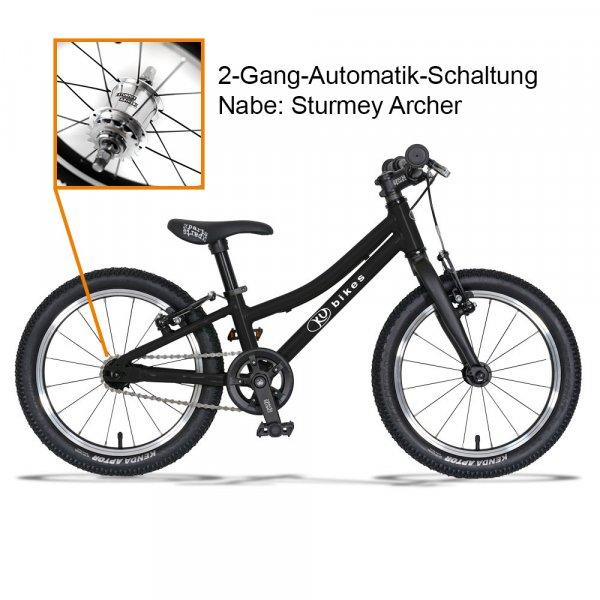 KUbikes 16 S / Schwarz