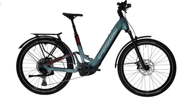 CORRATEC - MTC 100 Wave 6 FS / 625 Wh / Grau-Blau, Rot