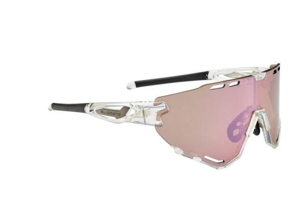 SwissEye Mantra - Shiny Laser Crystal / Linse: Brown Rose