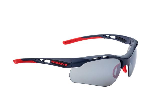 SwissEye Nucleo - Dark Blue Matt Red / Linse: Smoke