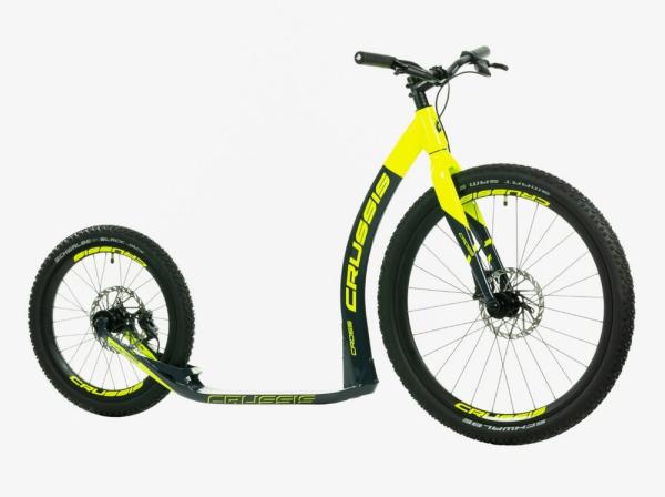 CROSS Hard 6.2-1 Tretroller Neon Gelb