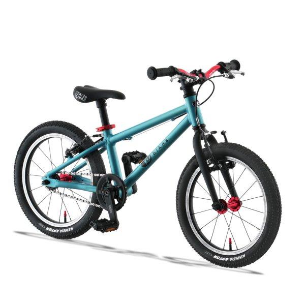 KUbikes 16 L / T&uuml;rkis Glitter / Laser Red